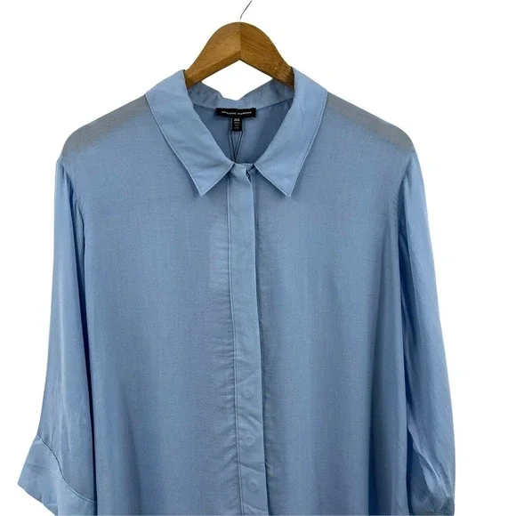 Universal Standard Light Blue Blouse - Picture 5 of 12